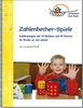 Zahlenbecher-Turm mit Spiele-Heft